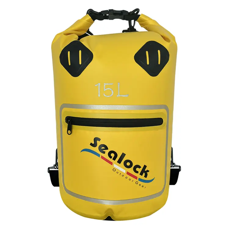 15L/20L IPX7 Αδιάβροχη Dry Bag με διαφανές παράθυρο και διαχωρισμό στεγνού-υγρού