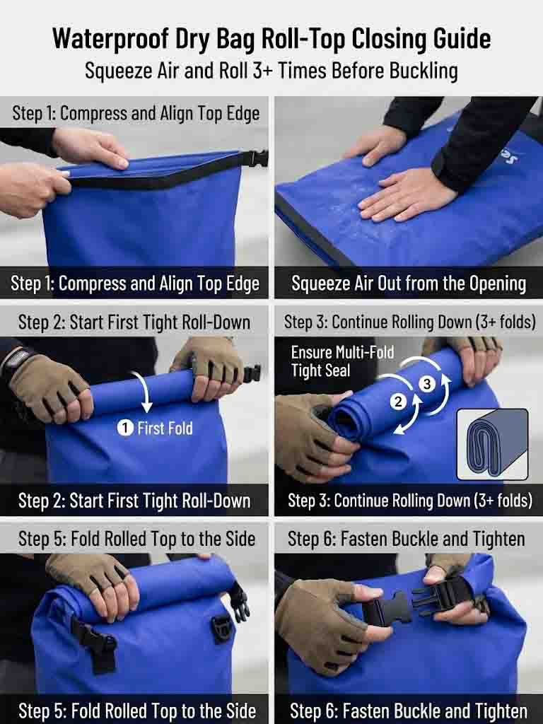 Roll Top Dry Bags: Γιατί κυριαρχούν στα αδιάβροχα προϊόντα αποθήκευσης