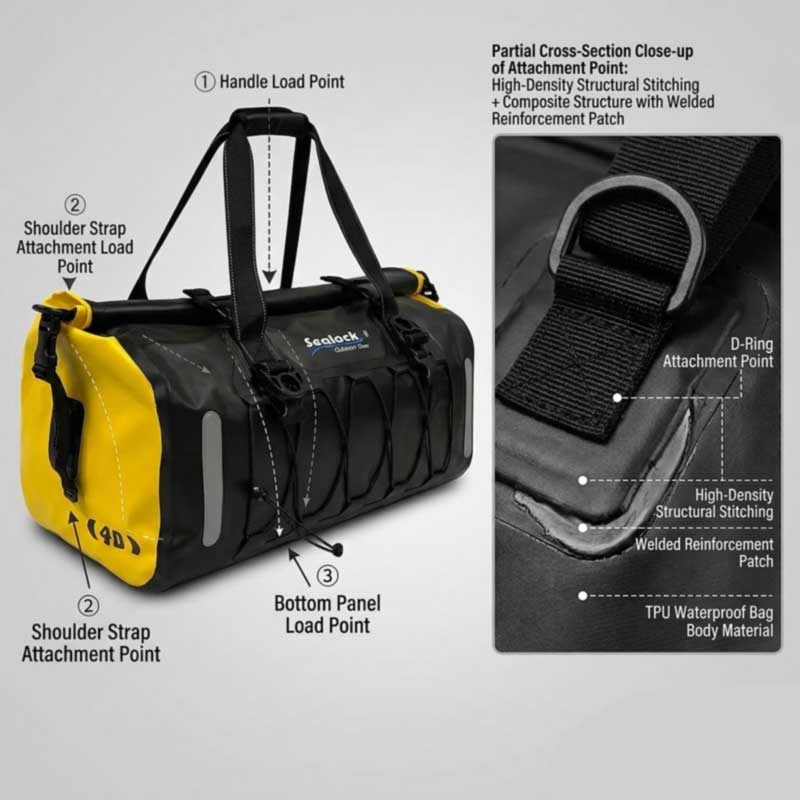 Κατασκευαστής αδιάβροχης τσάντας Duffel για παγκόσμιους αγοραστές χονδρικής
