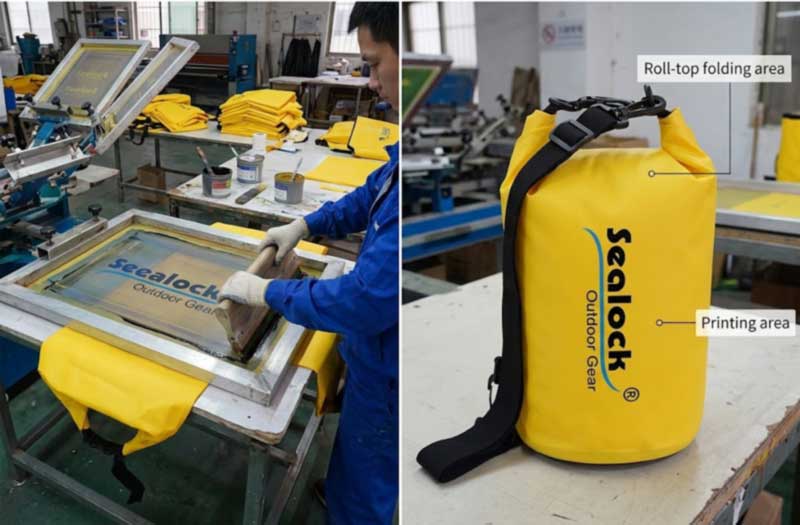 Διαφημιστικές Dry Bags με προσαρμοσμένο λογότυπο: Μέθοδοι εκτύπωσης, MOQ και κόστος μονάδας
