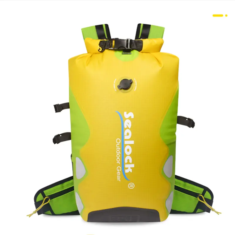 Αδιάβροχο σακίδιο πλάτης 35L Roll Top για πεζοπορία και καγιάκ