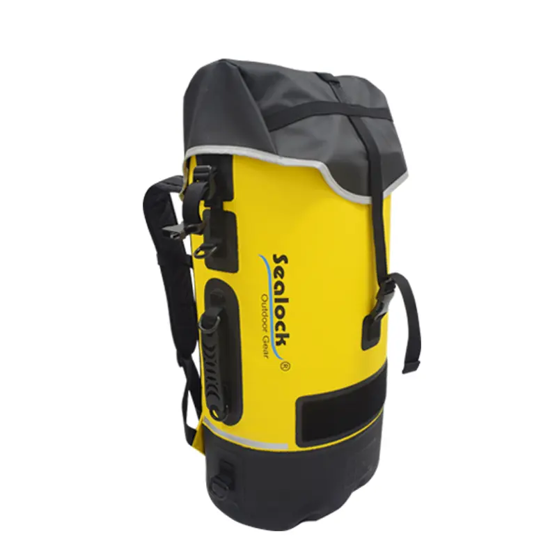 45L / 55L / 65L IPX8 Αδιάβροχο σακίδιο πλάτης σπηλαίων με φυσικό καουτσούκ