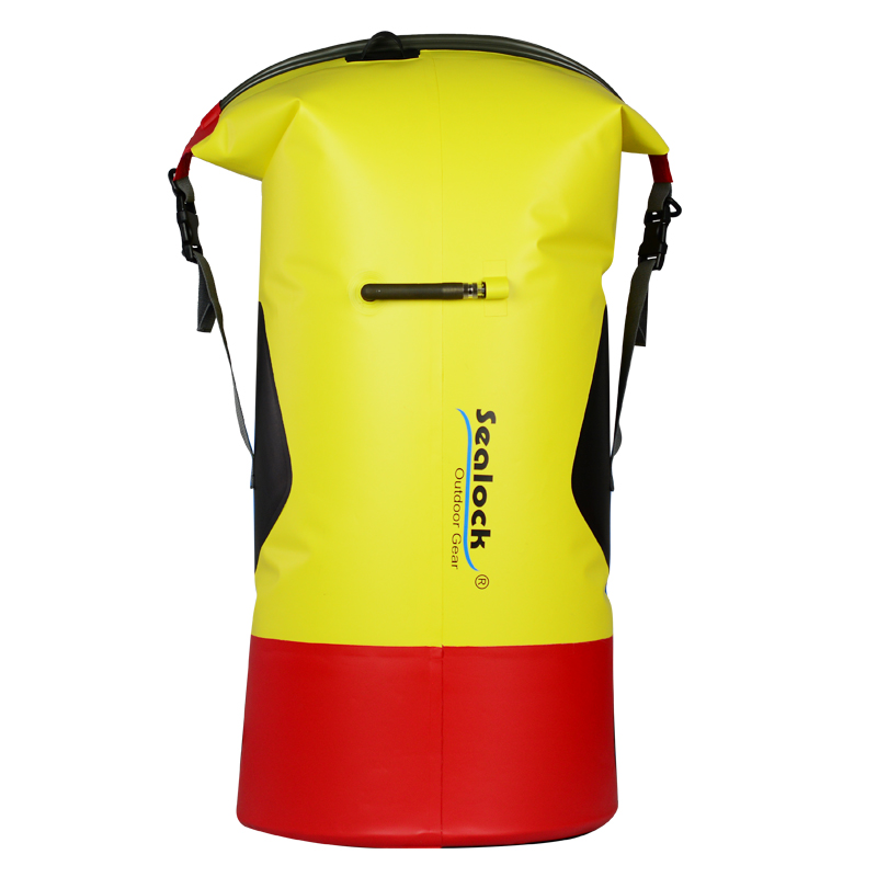 Αδιάβροχο Dry Backpack με αεροστεγές φερμουάρ και βαλβίδα αέρα για καγιάκ